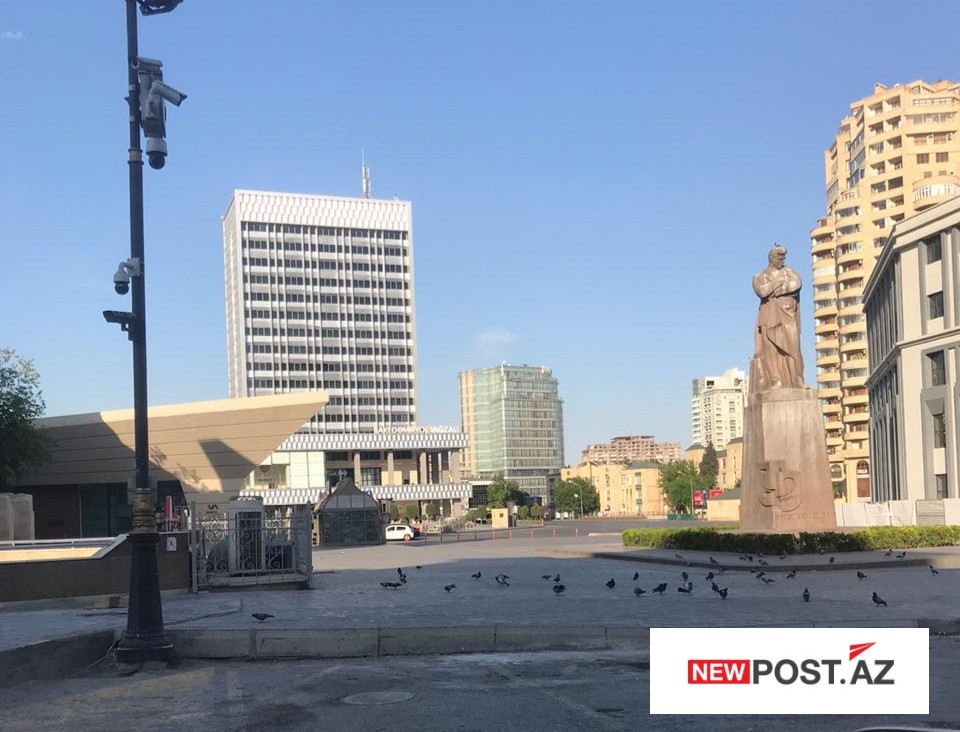 Bakı sərt karantin rejiminin ikinci günündə - Fotolar