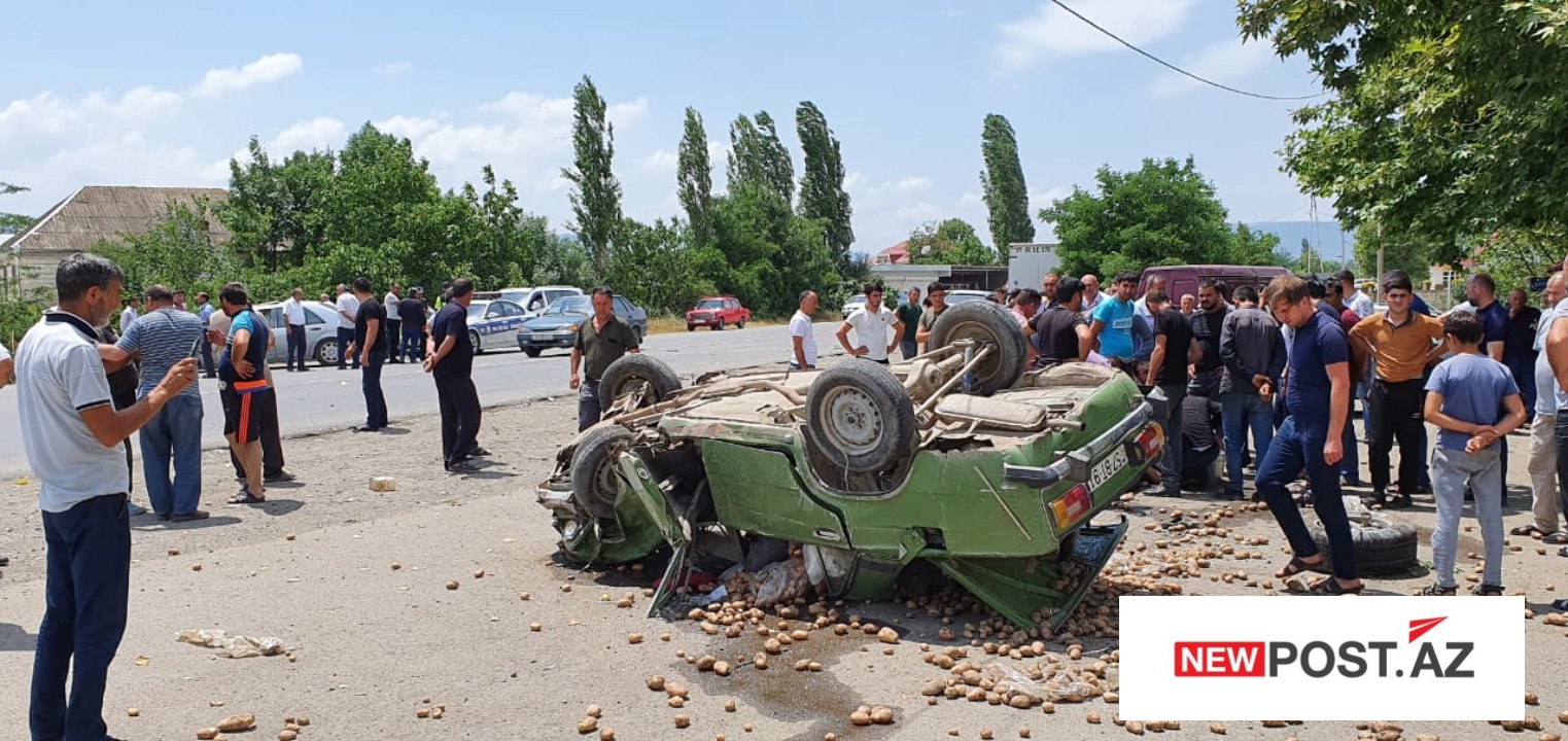 Şəmkir rayonunun Düyərli kəndi ərazisində yol-nəqliyyat hadisəsi baş verib