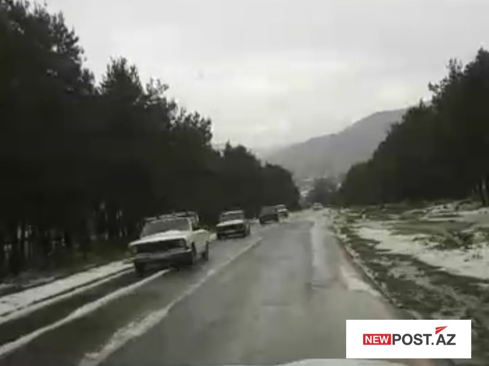 Gədəbəydə bir gündə 2 fəsil - FOTOLAR
