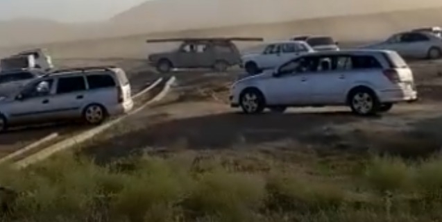 Rayonlara gedənlər Bakını bu şəkildə tərk ediblər