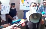 “Özünüz bişirdiyiniz borşu yeyin” şüarı ilə ermənilərin Ukrayna səfirliyinə hücumu