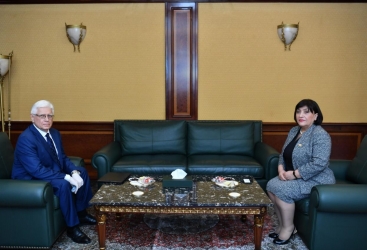Sahibə Qafarova Rusiyanın Azərbaycandakı səfiri ilə görüşüb