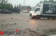 Bu rayonun ərazisini sel basdı - VİDEO