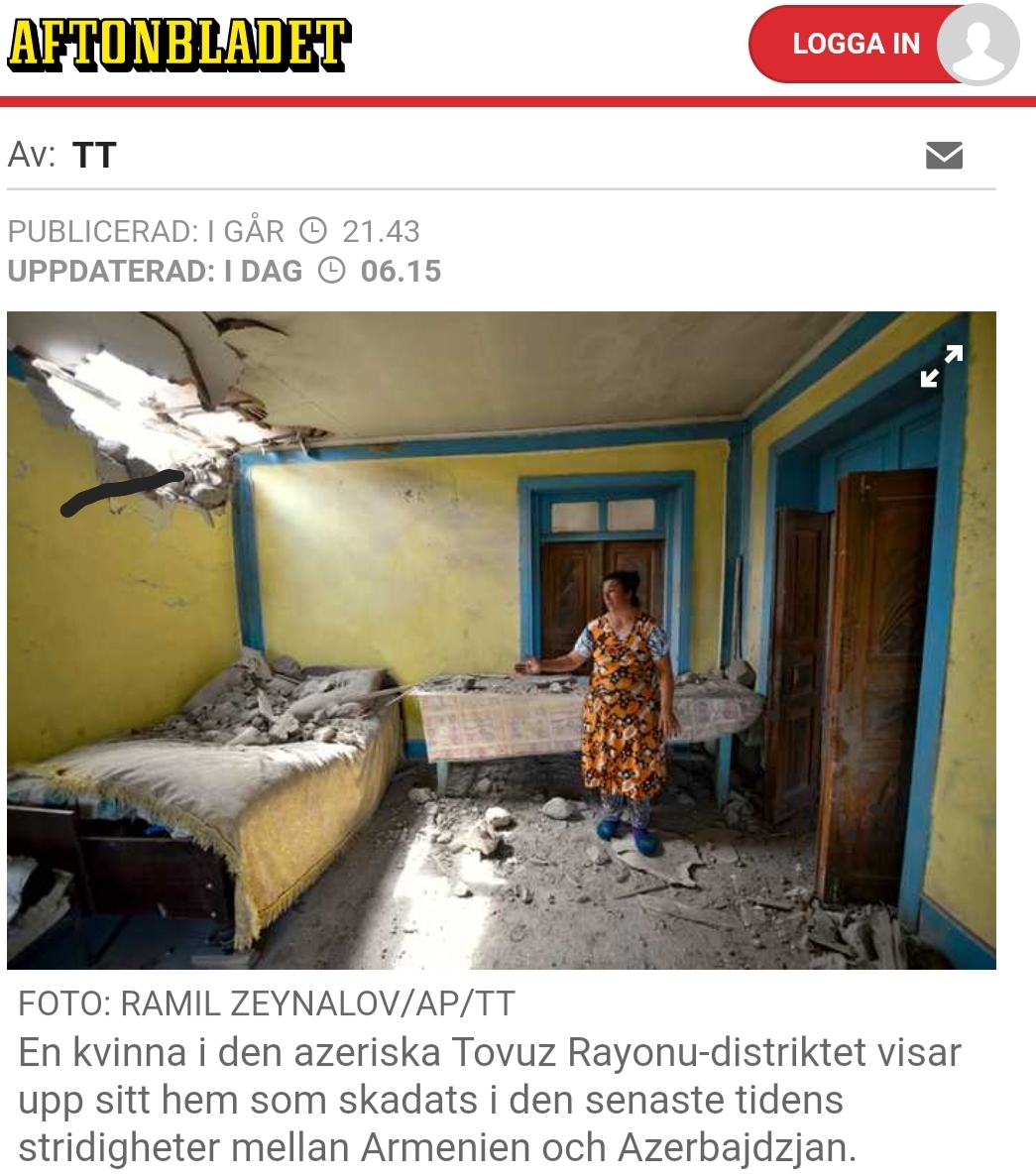 İsveç mediası Ermənistanı belə ifşa edir