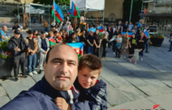 Azərbaycanlıların İsveçdə Ordumuza möhtəşəm dəstək yürüşü - FOTO