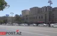 Paytaxt yolunda böyük tıxac - FOTOLAR