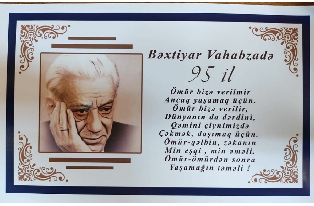 Qəlbində azərbaycançılıq məfkurəsi kök salan şair - VİDEO