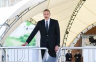 Prezident “Qobu” elektrik yarımstansiyasının tikintisi ilə tanış olub - FOTO