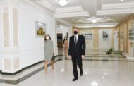 Prezident və xanımı Səttar Bəhlulzadə adına Mədəniyyət Evinin açılışında iştirak ediblər - FOTO