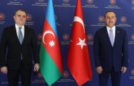 Ceyhun Bayramov Çavuşoğlu ilə görüşdü - FOTOLAR