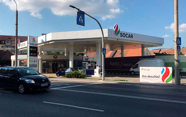 Rumıniyada “SOCAR” brendi altında 50-ci YDM istifadəyə verildi - FOTO