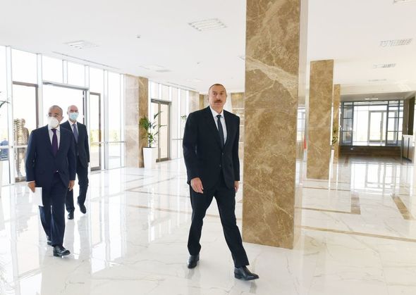 Prezident Sumqayıtda Peşə Təhsil Mərkəzinin açılışında iştirak edib - FOTO
