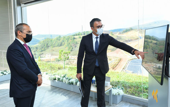 Mikayıl Cabbarov “Daşkəsən” dəmir filizi və “Çovdar” qızıl yataqlarında - FOTO