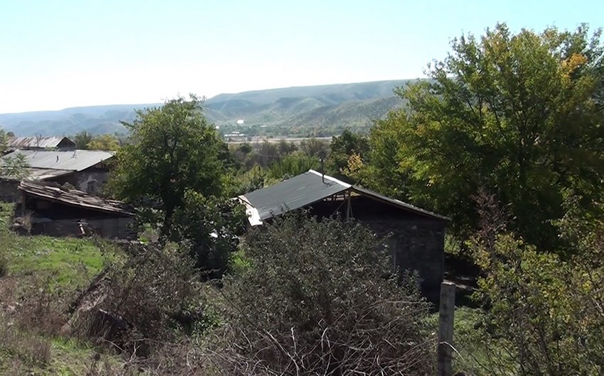 Qubadlı rayonunun işğaldan azad olunan kəndlərinin videogörüntüsü