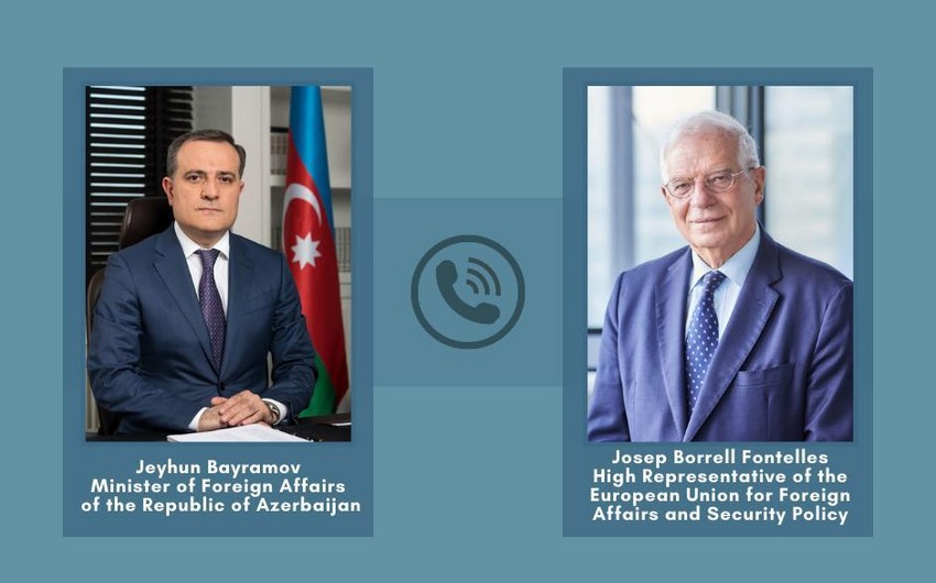 Ceyhun Bayramov Aİ rəsmisini Ermənistanın təxribatları barədə məlumatlandırıb