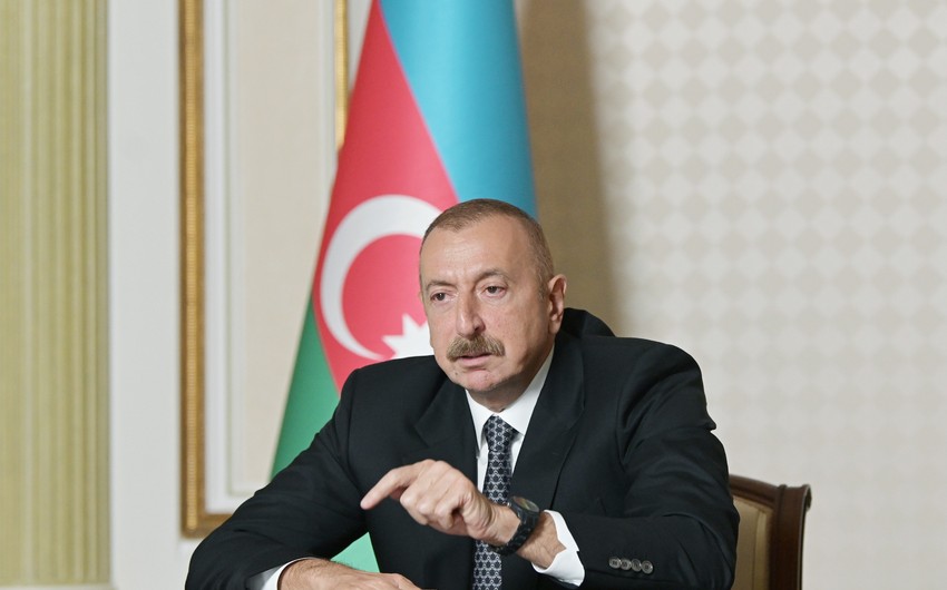 Prezident erməni quldurlarının Gəncəni atəşə tutması ilə bağlı paylaşımlar edib - FOTO