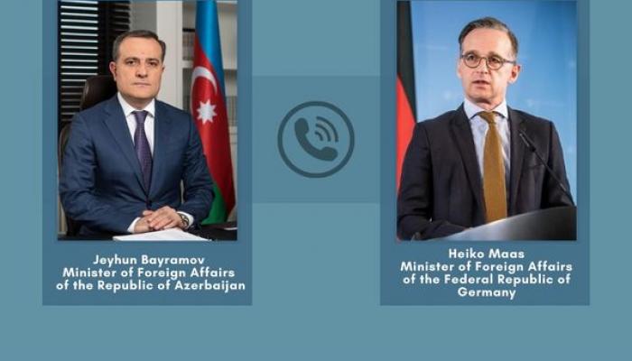 Azərbaycan və Almaniya XİN rəhbərləri arasında telefon danışığı baş tutub