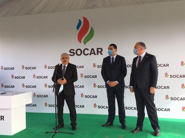 SOCAR Gürcüstanın Qızılhacılı kəndində idman kompleksi tikir
