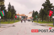 Bakı Gənclər Mərkəzinin təşkilatçılığı ilə 9 noyabr - Dövlət Bayrağı Gününə həsr olunmuş fləşmob təşkil olunub - VİDEO