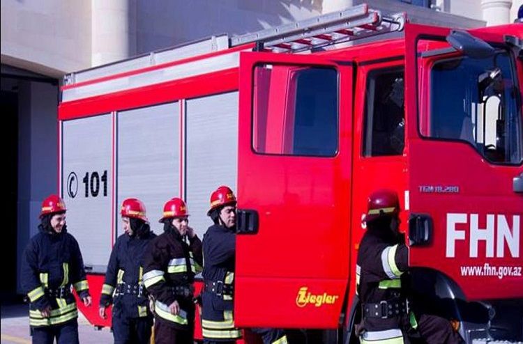 Masazırda yaşayış binasında yanğın baş verib