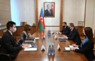 Ceyhun Bayramov Beynəlxalq Türk Mədəniyyəti və İrsi Fondunun prezidenti ilə görüşüb - FOTO