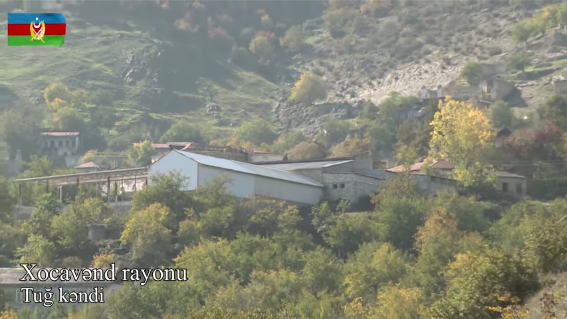 İşğaldan azad olunan Tuğ kəndinin görüntüləri - VİDEO