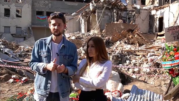 Avroviziya qaliblərimiz Eldar və Nigar Gəncə terroruna biganə qalmamağa çağırdı - VİDEO