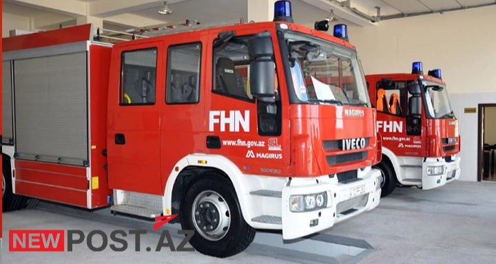 Ağdaşda mağazada yanğın olub