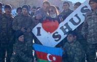 Xalq artisti Aygün Kazımova Şuşada igidlərimizlə birgə – FOTO + VİDEO