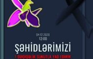 Bu gün Vətən müharibəsi şəhidlərinin xatirəsi bir dəqiqəlik sükutla yad ediləcək