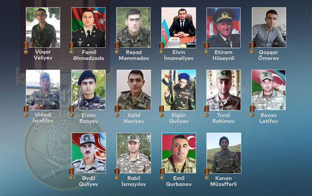“Vətən uğrunda” medalı ilə təltif edilən şəhid müəllimlər - Foto
