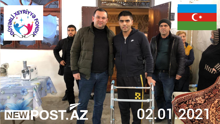 Şəmkirdəki “Düyərli Xeyriyyə Fondu”nun üzvləri əsirlikdən qayıdan Amin Musayevi ziyarət ediblər – FOTO + VİDEO