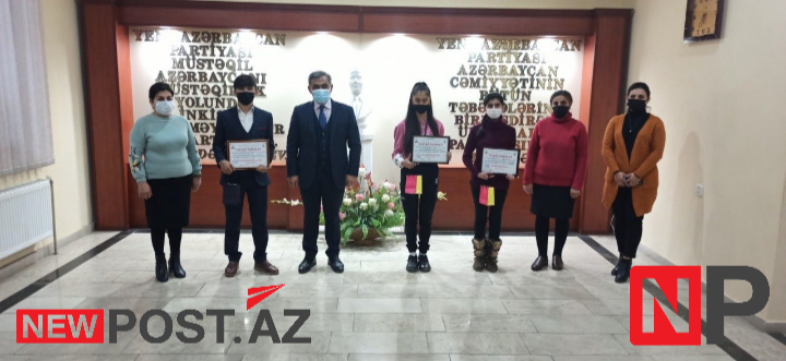Yevlaxda 20 Yanvar faciəsinin 31-ci ildönümünə həsr olunmuş rəsm müsabiqəsi keçirilib - FOTO
