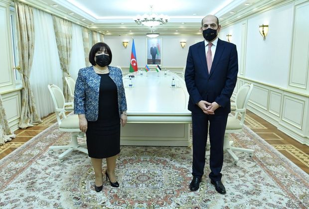 Sahibə Qafarova İordaniya səfiri ilə görüşüb