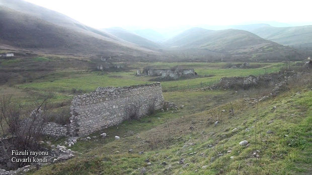 Füzulinin Cuvarlı kəndindən videogörüntülər