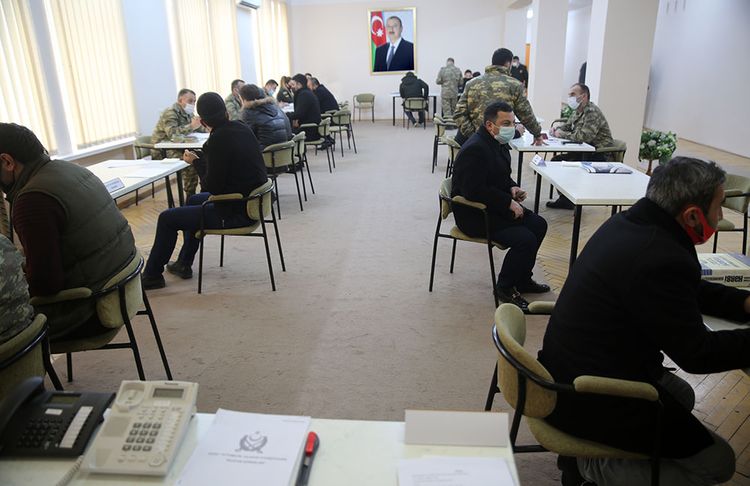 Səfərbərlikdən tərxis edilmiş şəxslərin qəbulu və müraciətlərinə baxılması üzrə komissiyanın fəaliyyəti davam edir - VİDEO