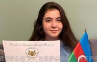ABŞ-da azərbaycanlı şagird Trampın xüsusi mükafatına layiq görülüb - FOTO