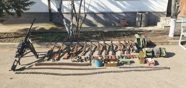 Xocavənddə Ermənistan ordusunun atıb qaçdığı silah-sursat aşkar edilib