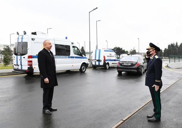 Prezident İlham Əliyev Baş Prokurorluğun yeni inzibati binasının açılışında iştirak edib