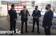 Lənkəran şəhər Gənclər və İdman İdarəsinin rəisi Mikayıl Cəfərzadə Liman şəhərindəki Cənub Regional Boks Mərkəzinə baş çəkib - FOTO