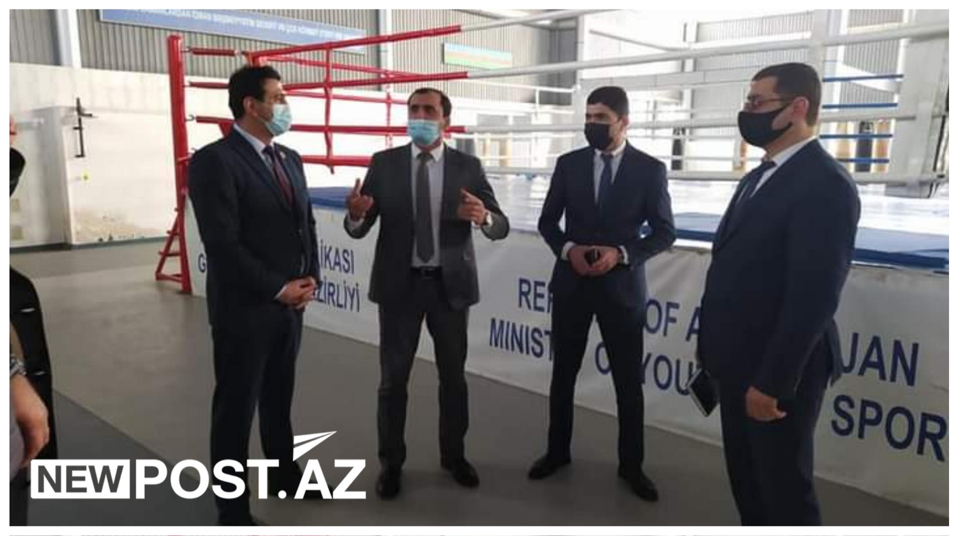 Lənkəran şəhər Gənclər və İdman İdarəsinin rəisi Mikayıl Cəfərzadə Liman şəhərindəki Cənub Regional Boks Mərkəzinə baş çəkib - FOTO