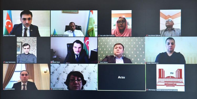Milli Məclisdə Cibuti deputatları ilə birgə Xocalı soyqırımının 29-cu ildönümünə həsr olunmuş videokonfrans keçirilib
