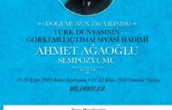 “Türk dünyasının görkəmli ictimai-siyasi xadimi – Əhməd bəy Ağaoğlu” mövzusunda keçirilmiş Simpoziumun materialları çap olunub