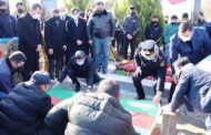 Vətən müharibəsində qanı ilə tarix yazan daha bir hərbiçimizin nəşi torpağa tapşırıldı - FOTO