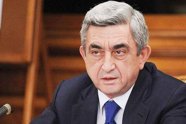Serj Sarkisyan Gəncə və digər şəhərlərin məqsədli şəkildə atəşə tutulduğunu etiraf edib