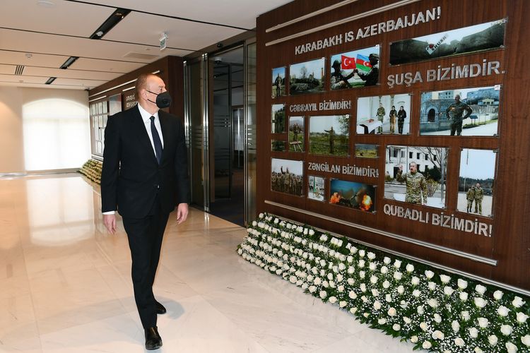 Prezident İlham Əliyev “Azərbaycan Xəzər Dəniz Gəmiçiliyi”nin yeni inzibati binasının açılışında iştirak edib - YENİLƏNİB