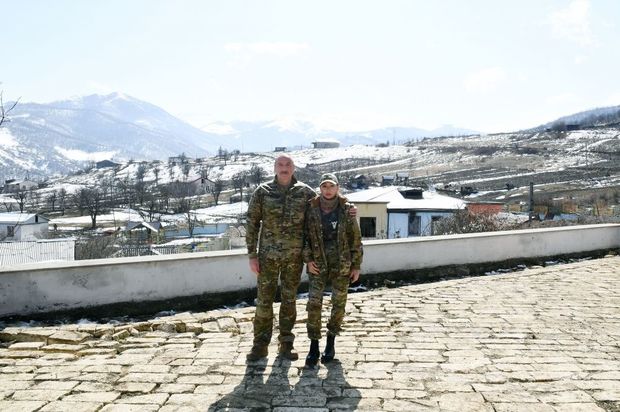 Prezident İlham Əliyev və Mehriban Əliyevanın Şuşa şəhərindən FOTOREPORTAJ