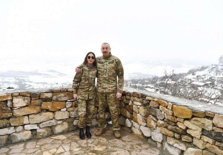 Prezident İlham Əliyev və birinci xanım Mehriban Əliyeva Şuşa şəhərində olublar
