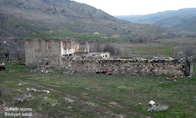 Qubadlının Bəxtiyarlı kəndindən görüntülər