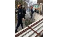 FHİN-nin qəza-xilasetmə qüvvələri güclü küləyin fəsadlarının aradan qaldırır - FOTO - VİDEO
